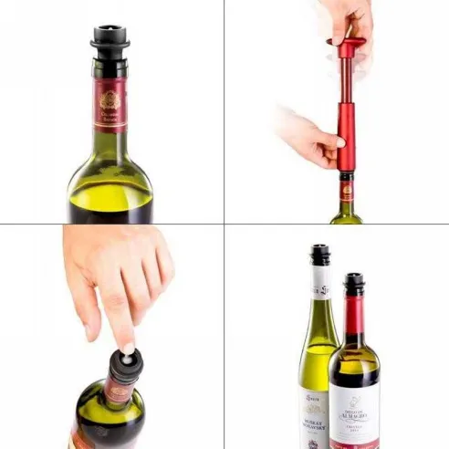 Tapones para Bomba al Vacio para Vino, Set de 3 Unidades TESCOMA 695431