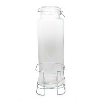 Dispensador de Bebidas de Vidrio de Base de Alambre de 1 Litro TIPS DMH-004