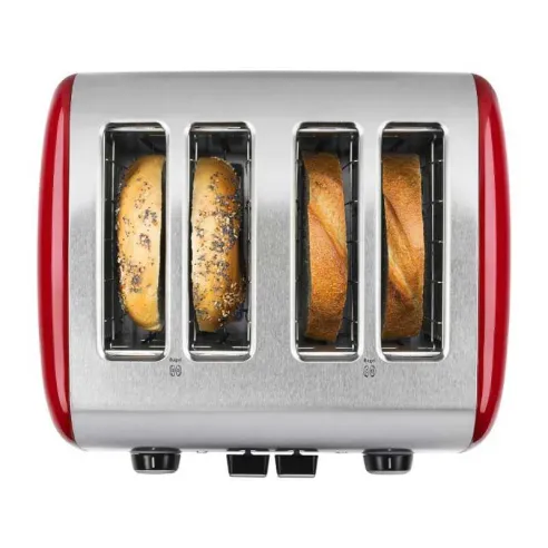Tostador de 4 Rebanadas Empire de Color Rojo KITCHEN AID KMT4115ER