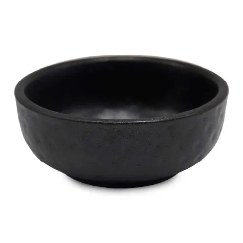 Bowl de Ceramica de Color Negro de 4.5 Pulgadas TIPS QJC-037BK