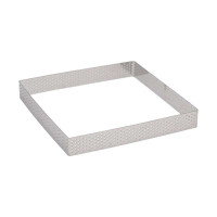 Aro Cuadrado de Acero Inoxidable de 11 x 11 x 2 Centimetros TIPS ZNP-105