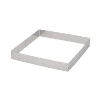 Aro Cuadrado de Acero Inoxidable de 7 x 7 x 2 Centimetros TIPS ZNP-104