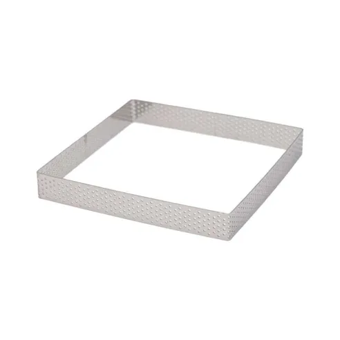 Aro Cuadrado de Acero Inoxidable de 7 x 7 x 2 Centimetros TIPS ZNP-104