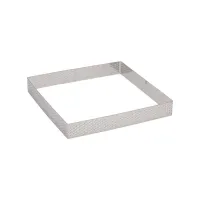 Aro Cuadrado de Acero Inoxidable de 6 x 6 x 2 Centimetros TIPS ZNP-103