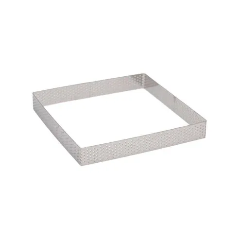 Aro Cuadrado de Acero Inoxidable de 6 x 6 x 2 Centimetros TIPS ZNP-103