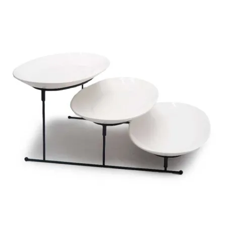 Exhibidor de Buffet de Ceramica de Platos Ovalados TIPS JLA-010