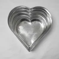Molde de  Aluminio en Forma de Corazon TIPS 0402