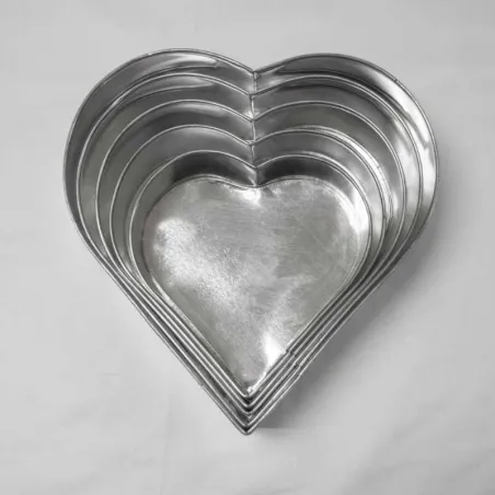 Molde de  Aluminio en Forma de Corazon TIPS 0402