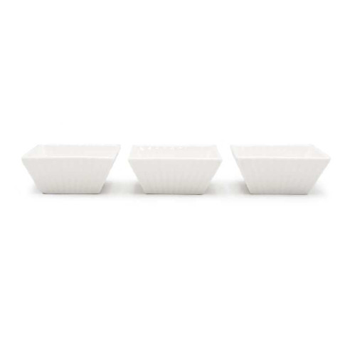 Bowl Salsero de Ceramica, Set de 3 Unidades TIPS HSC-008