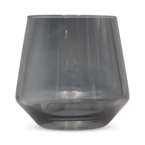 Vaso de Jugo de Vidrio de 400 Mililitros de Color Humo, Set de 6 Unidades VETRO DHD-014SM/HJ