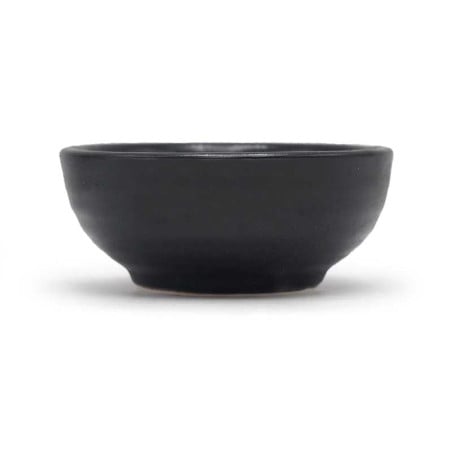 Bowl de Ceramica de 7.5 Centimetros de Color Negro TIPS QJC-028BK