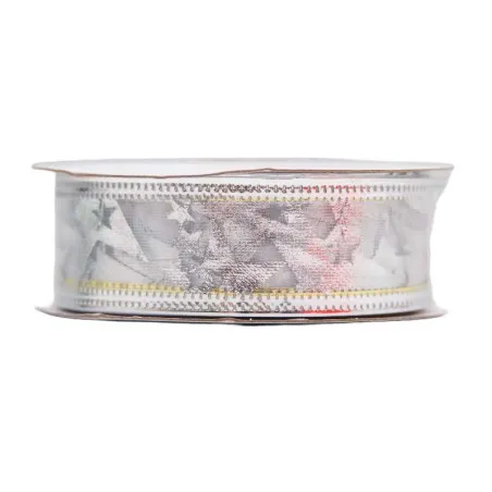 Cinta Navidena de 260 x 2.5 Centimetros de Color Plateado TIPS HS01-43