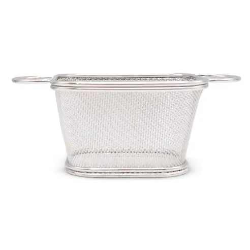 Canasta Mini Snacks de Acero Inoxidable 10 x 9 Centimetros TIPS TCW-006