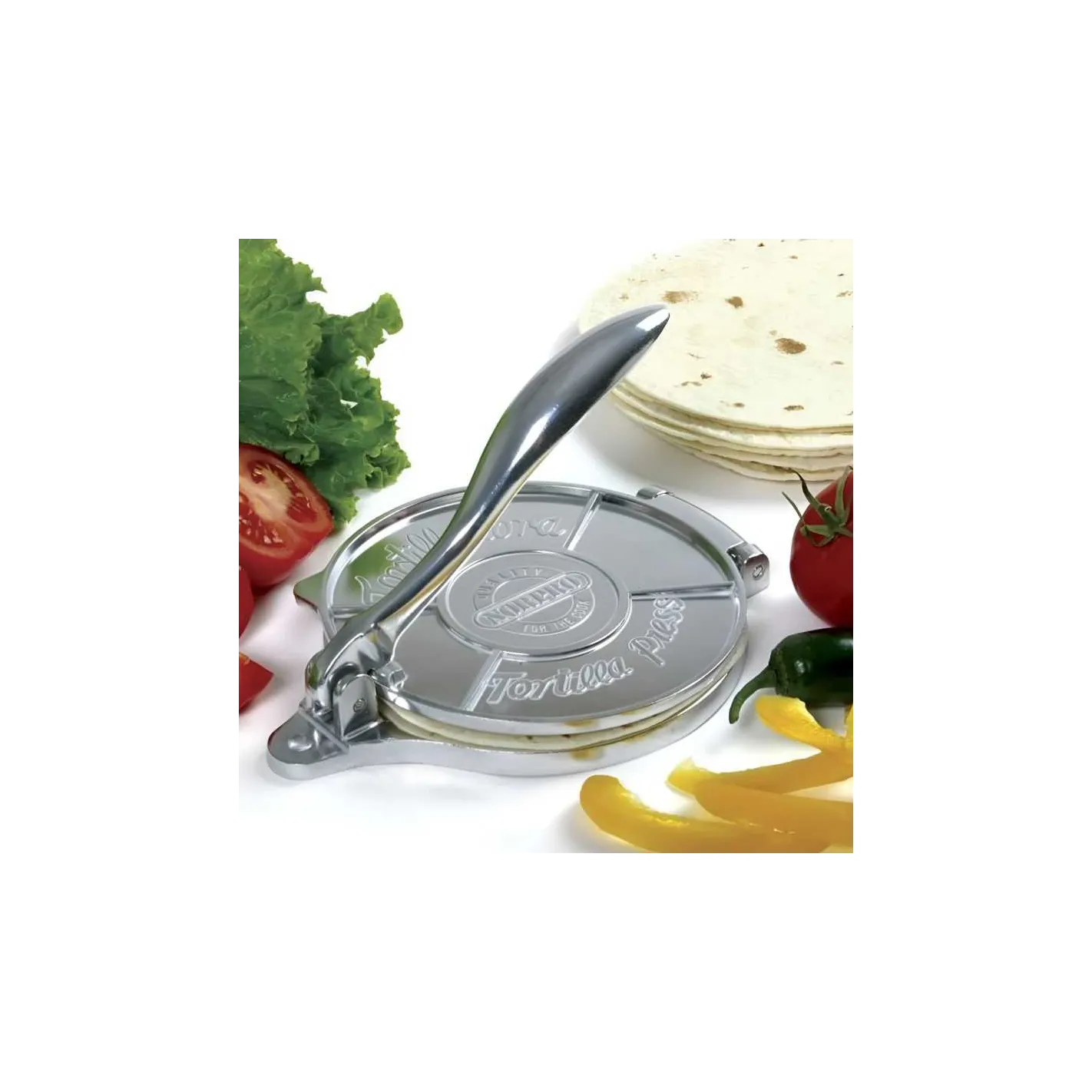 Prensa de Aluminio para Hacer Tortillas de 6 Pulgadas NORPRO 1063