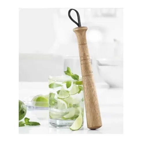 Muddler de Madera de 8-1/2 Pulgadas de Color Natural TRUDEAU 0971507