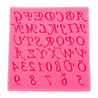 Molde de Silicon de Abecedario  MASTER CHEF 0760281