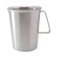 Taza para Medir de Acero Inoxidable Plateado de 500 Mililitros MASTER CHEF ICC005