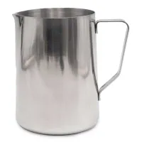 Pichel Frothing de Acero Inoxidable de 2000 Mililitros de Color Plateado MASTER CHEF N5001A