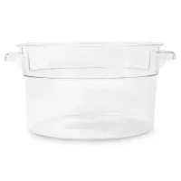 Contenedor Redondo de Policarbonato Transparente de 6 Quartos MASTER CHEF YW06TPC