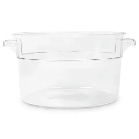 Contenedor Redondo de Policarbonato Transparente de 8 Quartos MASTER CHEF YW07TPC