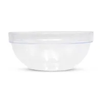 Bowl Redondo con Orilla Transparente de Policabonato de 14 Centimetros MASTER CHEF W001
