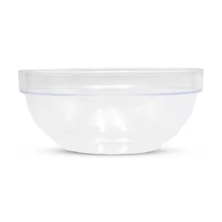 Bowl Redondo con Orilla Transparente de Policabonato de 14 Centimetros MASTER CHEF W001