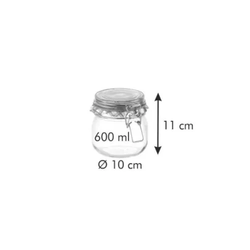 Frasco para Conserva con Abrazadera de 600 Mililitros TESCOMA 895143