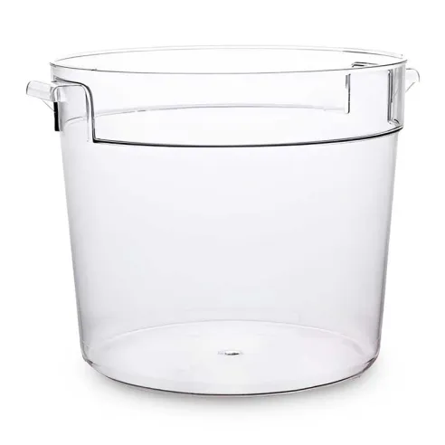Contenedor Redondo de Policarbonato Transparente de 12 Quartos MASTER CHEF YW10TPC