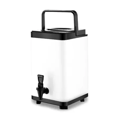 Thermo Cuadrado para Servir de 12 Litros Color Blanco KAFECO B6012SSB