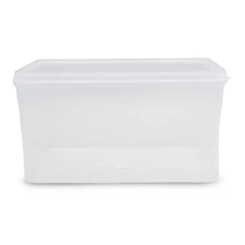 Contenedor Hermetico Rectangular de Polipropileno para 5 Litros de 25 x 17 x 13 Centimetros  MASTER CHEF 903(843)