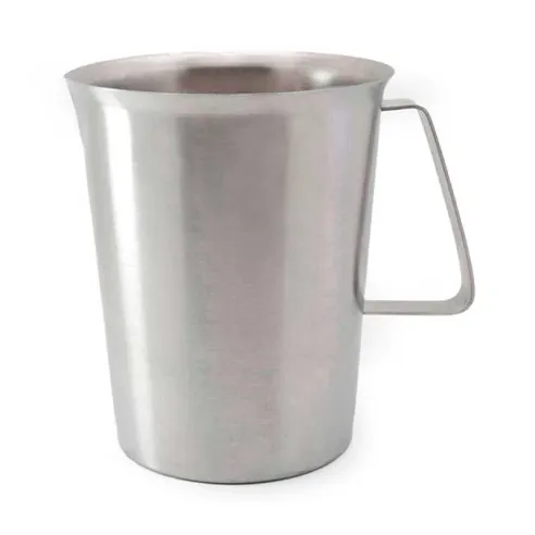 Taza para Medir de Acero Inoxidable Plateado de 700 Mililitros MASTER CHEF ICC004