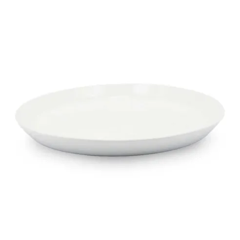Plato Redondo de Porcelana 10.5 Pulgadas Blanco ARNI C0973