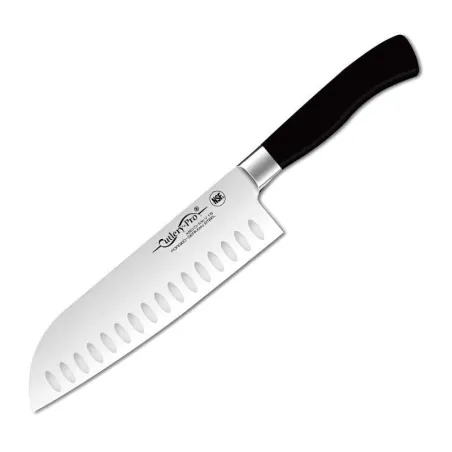 Cuchillo Santoku Forjado de 7 Pulgadas de Color Negro CUTLERY PRO FB-8811-180G-BK201-CP-CP