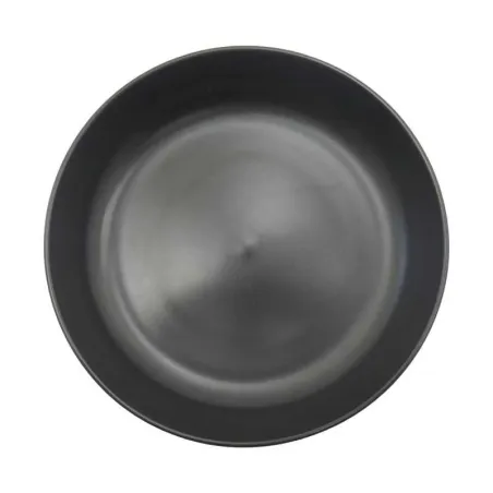 Plato Redondo Coupe Hondo de Porcelana 8.5 Pulgadas Negro Mate ARNI C1013-25