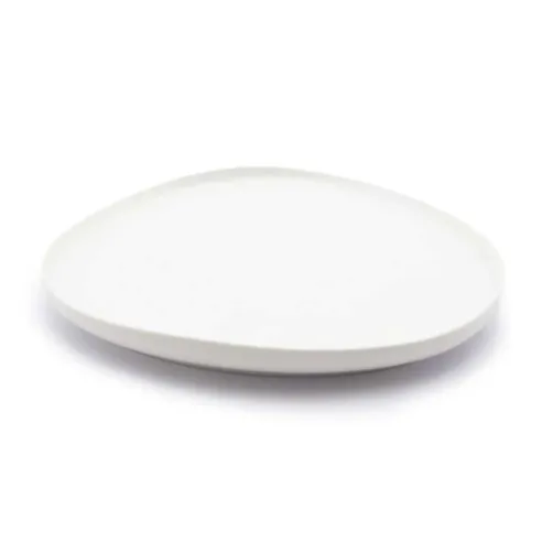 Plato Triangular Coupe de Porcelana 11 Pulgadas Blanco Mate ARNI C1410-01