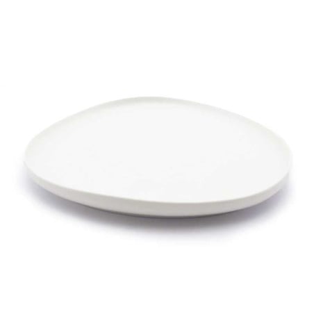 Plato Triangular Coupe de Porcelana 11 Pulgadas Blanco Mate ARNI C1410-01