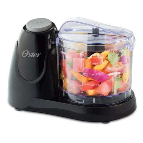 Procesador de Alimentos 2 Velocidades de 700 Mililitros 125 Watts Negro OSTER 3320