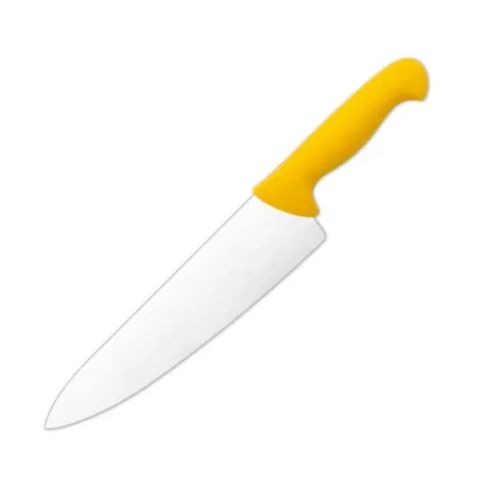 Cuchillo de Carnicero de 10 Pulgadas de Color Amarillo CUTLERY PRO KB-2203-250-YL101-CP-CP