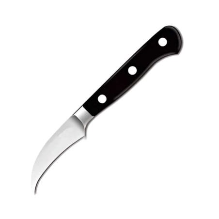 Cuchillo de Pelar Forjado de 2.5 Pulgadas de Color Negro CUTLERY PRO FR-9807-65-BK301-CP-CP