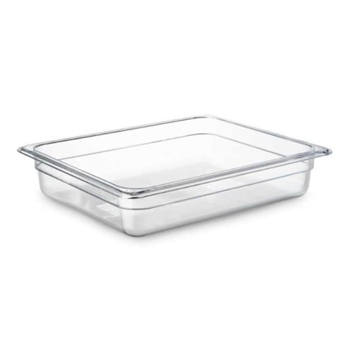 Bandeja de Policarbonato Transparente de 1/1 x 8 Pulgadas MASTER CHEF 2118