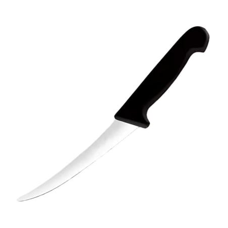 Cuchillo para Deshuesar de Hoja Delgada de 6 Pulgadas con Mango de Color Negro CUTLERY PRO KB-2258-150-BK101-CP-CP