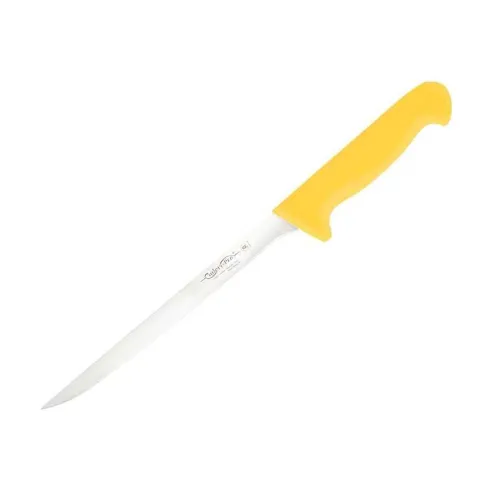 Cuchillo para Deshuesar de Hoja Delgada de 8 Pulgadas con Mango de Color Amarillo CUTLERY PRO KB-2208-200-YL101-CP-CP