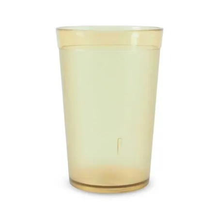 Vaso Tumbler de Policarbonato de 250 Mililitros Color Ambar MASTER CHEF F0250CPC