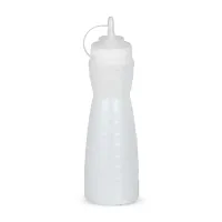 Botella para Salsas de Plastico de 16 Onzas Transparente MASTER CHEF BS16MB