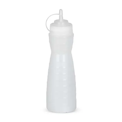 Botella para Salsas de Plastico de 16 Onzas Transparente MASTER CHEF BS16MB