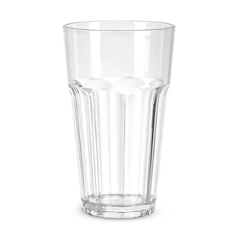 Vaso Tumbler de Policarbonato Transparente de 420 Mililitros MASTER CHEF F0420TPC