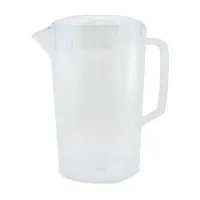 Pichel para Agua Transparente de Policarbonato de 5000 Mililitros MASTER CHEF LP1050