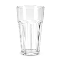 Vaso Tumbler de Policarbonato Transparente de 380 Mililitros MASTER CHEF F0380TPC