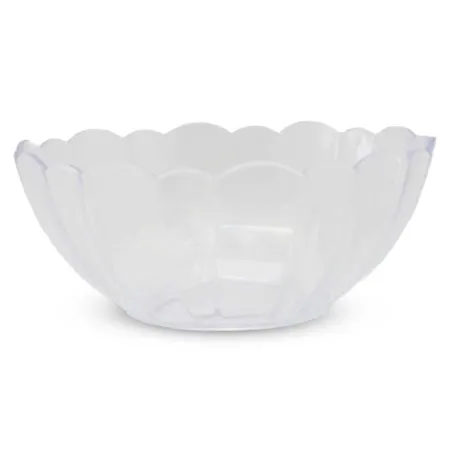 Bowl Redondo de Flor de Policarbonato Transparente de 23 Centimetros MASTER CHEF SL0009