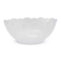 Bowl Redondo de Flor Transparente de Policarbonato de 17.5 Centimetros MASTER CHEF SL0007